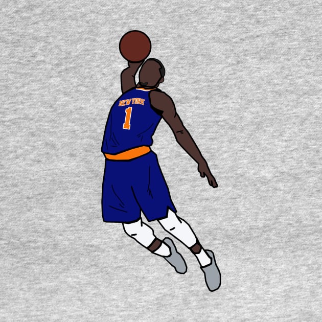 Dennis Smith Jr Dunk - New York Knicks by xavierjfong